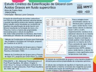 A reação de esterificação de ácidos carboxílicos