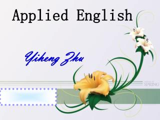Applied English