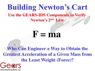 Building Newton’s Cart