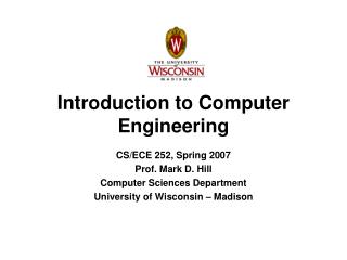 Introduction to Computer Engineering