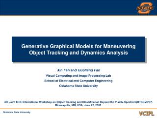 Generative Graphical Models for Maneuvering Object Tracking and Dynamics Analysis