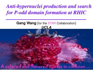 Anti-hypernuclei production and search for P-odd domain formation at RHIC