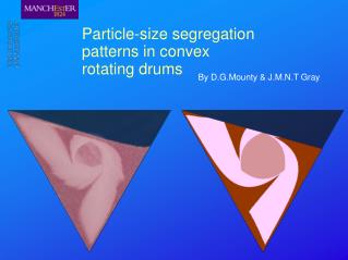 Particle-size segregation patterns in convex rotating drums