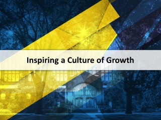Inspiring a Culture of Growth