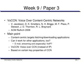 Week 9 / Paper 3