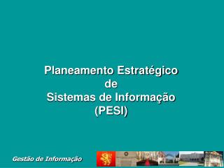 Planeamento Estratégico de Sistemas de Informação (PESI)