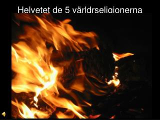 Helvetet de 5 världrseligionerna