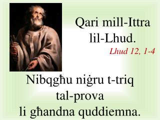 Qari mill-I ttra lil-Lhud . Lhud 1 2 , 1 - 4