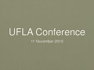 UFLA Conference