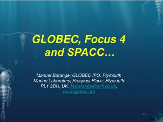 GLOBEC, Focus 4 and SPACC…