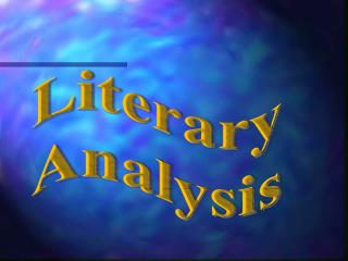 Literary Analysis