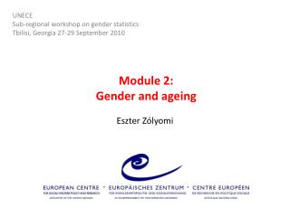 Module 2: Gender and ageing