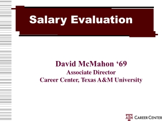 Salary Evaluation