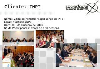 Cliente: INPI