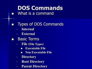 DOS Commands