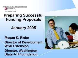 Preparing Successful Funding Proposals January 2005