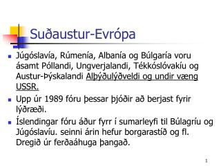 Suðaustur-Evrópa