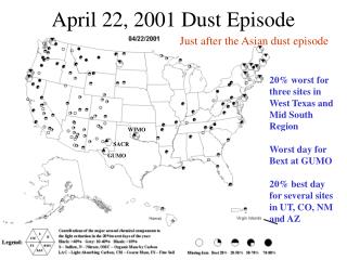 April 22, 2001 Dust Episode