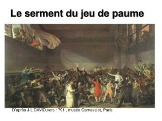 Le serment du jeu de paume