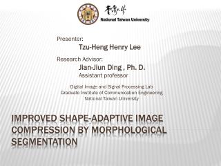 Improved Shape-adaptive image compression by morphological segmentation