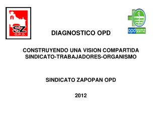 DIAGNOSTICO OPD CONSTRUYENDO UNA VISION COMPARTIDA SINDICATO-TRABAJADORES-ORGANISMO