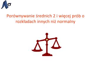 Porównywanie średnich 2 i więcej prób o rozkładach innych niż normalny