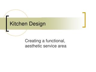 Kitchen Design