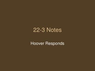 22-3 Notes