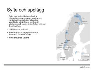 Syfte och upplägg