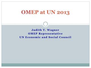 OM EP at UN 2013