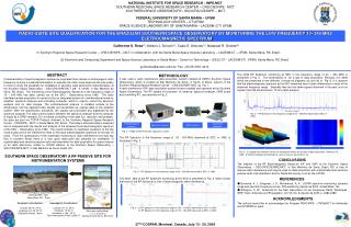 NATIONAL INSTITUTE FOR SPACE RESEARCH – INPE/MCT