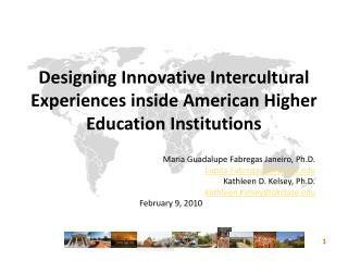 Designing Innovative Intercultural Experiences inside American Higher Education Institutions