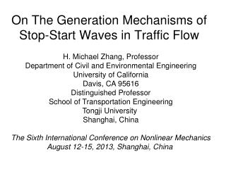 On The Generation Mechanisms of Stop-Start Waves in Traffic Flow