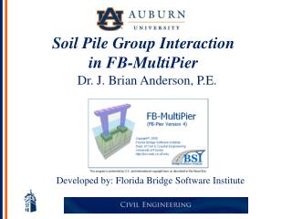 Soil Pile Group Interaction in FB-MultiPier