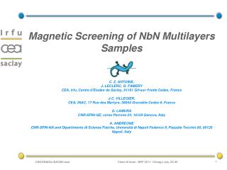 Limits in a RF cavity