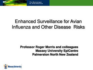 Enhanced Surveillance for Avian Influenza and Other Disease Risks