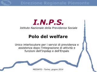 I.N.P.S. Istituto Nazionale della Previdenza Sociale