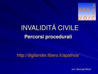 INVALIDITÁ CIVILE