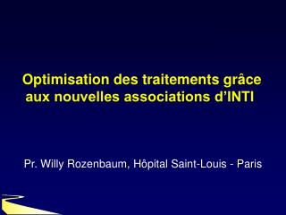 Optimisation des traitements grâce aux nouvelles associations d’INTI 