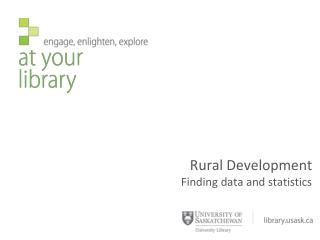 Rural Development Finding data and statistics