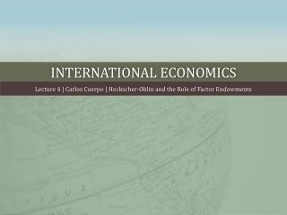 International Economics