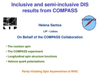 Inclusive and semi-inclusive DIS results from COMPASS