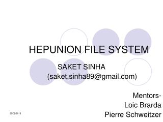 HEPUNION FILE SYSTEM