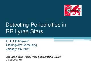 Detecting Periodicities in RR Lyrae Stars