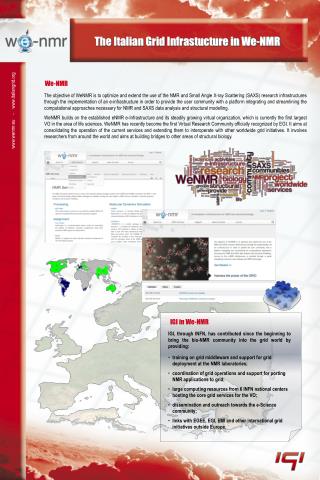 The Italian Grid Infrastucture in We-NMR