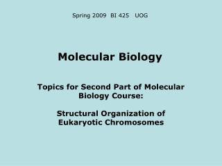 Molecular Biology