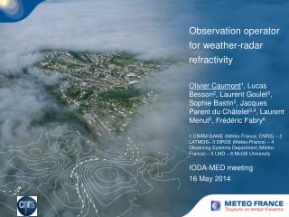 Observation operator for weather-radar refractivity