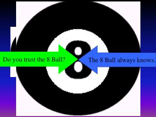 Do you trust the 8 Ball?