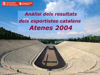 Anàlisi dels resultats dels esportistes catalans Atenes 2004