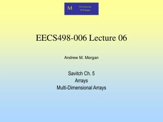 EECS498-006 Lecture 06